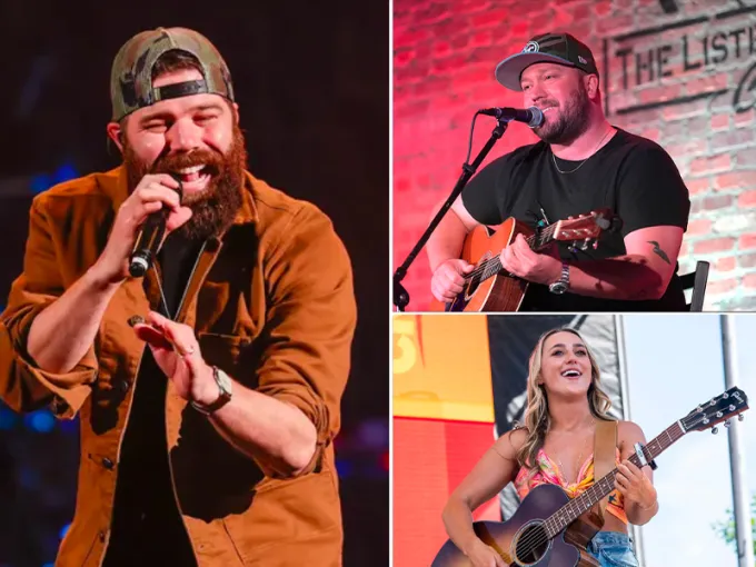 Jordan Davis, Mitchell Tenpenny & Ashley Cooke at Adams Event Center