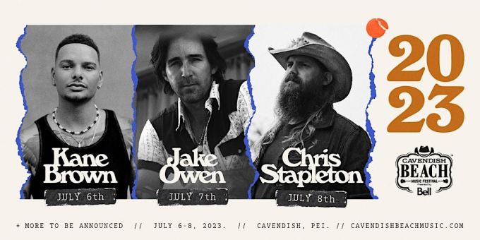 Cavendish Beach Music Festival: Kane Brown, Jake Owen & Chris Stapleton - 3 Day Pass at Mitchell Tenpenny Tour